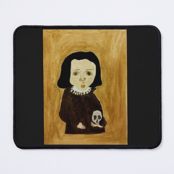 Item preview, funny cute weird medieval kid oil painting designed and sold by Wiwis1.