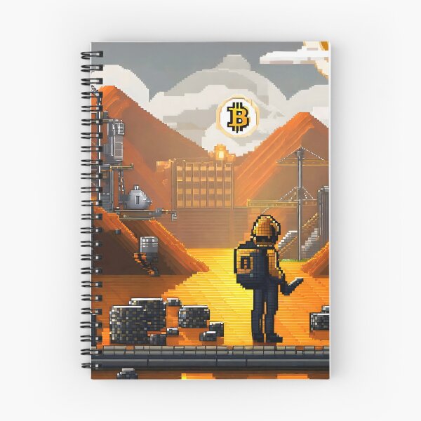 Item preview, Bitcoin Cryptocurrency Pixel Art designed and sold by CM7Designs.