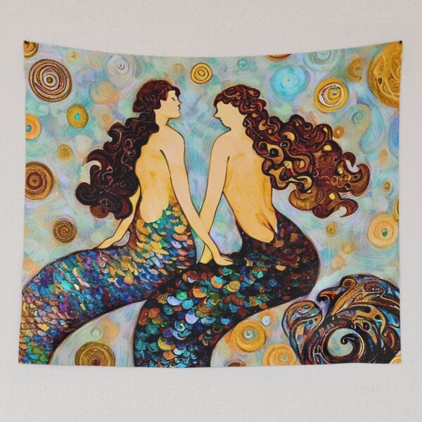 Item preview, Iridescent Mermaids of Astrology  designed and sold by RachelRebel.