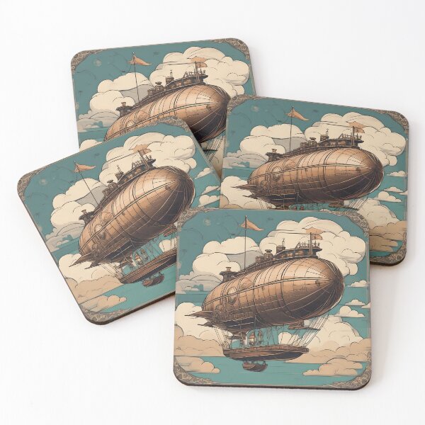 Item preview, Vintage Airship Expedition designed and sold by AbsoluteA.