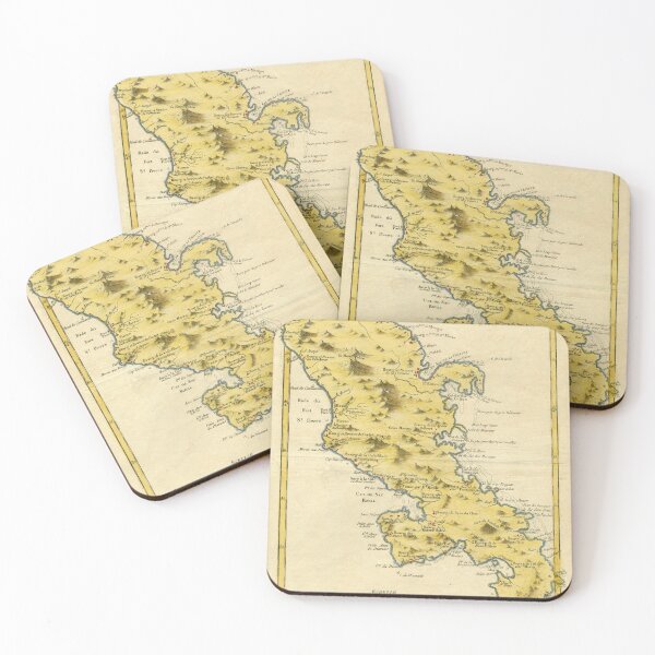 Item preview, Vintage Map of Martinique (1780) designed and sold by BravuraMedia.