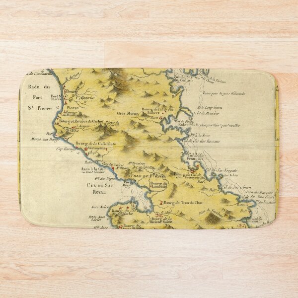 Artikelvorschau, Vintage-Karte von Martinique (1780) entworfen und verkauft von BravuraMedia.