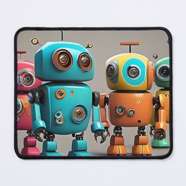 Item preview, Quirky Personality Robots designed and sold by AbsoluteA.