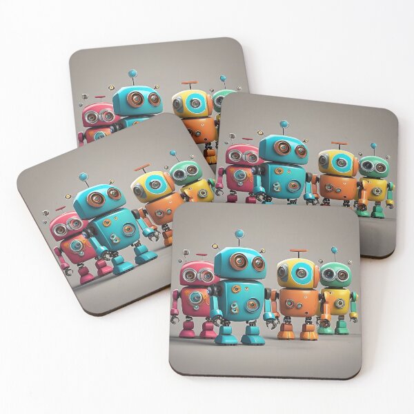Item preview, Quirky Personality Robots designed and sold by AbsoluteA.