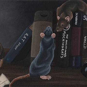 Artwork thumbnail, Library Rats by WolfySilver