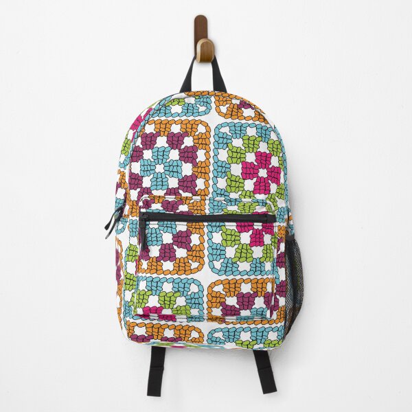 Item preview, Crochet Granny Square Retro Pattern in Multicolour designed and sold by Aureusglow.