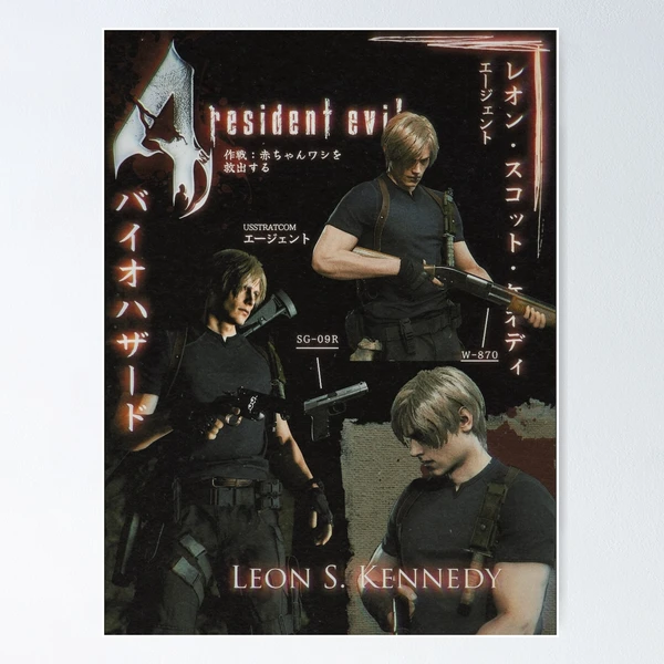 Leon Kennedy Character Poster