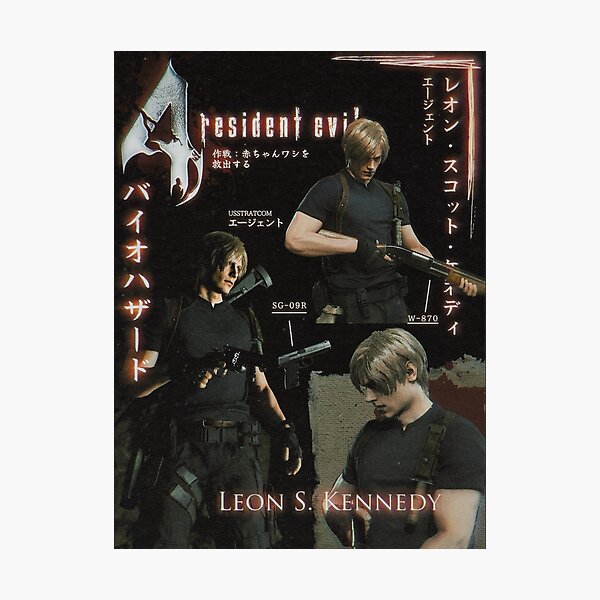 Artikel-Vorschau von Leon Kennedy-Charakterplakat, designt und verkauft von madisonscottage.