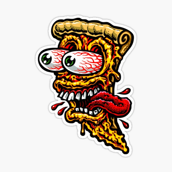 Rat Fink Pizza | Sticker