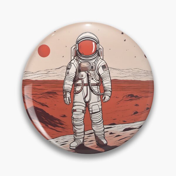 Item preview, Astronaut on Mars designed and sold by AbsoluteA.