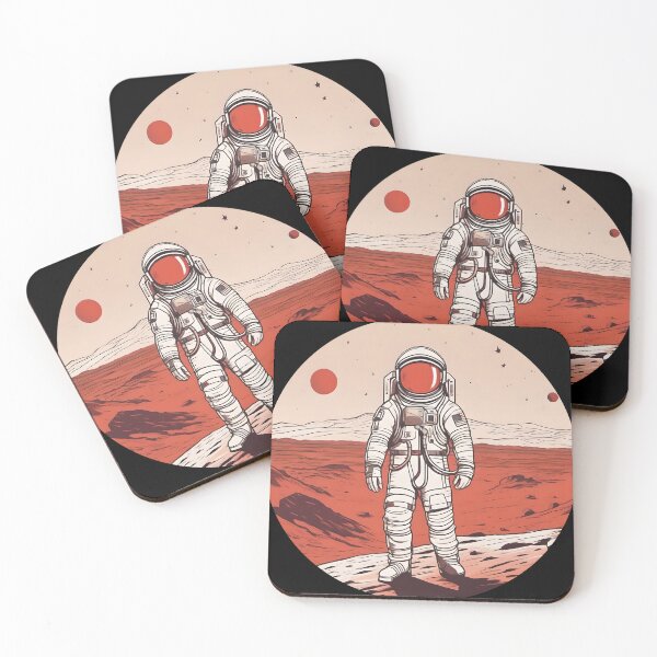 Item preview, Astronaut on Mars designed and sold by AbsoluteA.