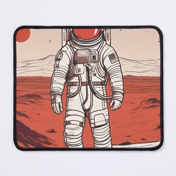 Item preview, Astronaut on Mars designed and sold by AbsoluteA.