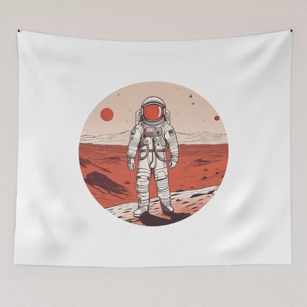Item preview, Astronaut on Mars designed and sold by AbsoluteA.