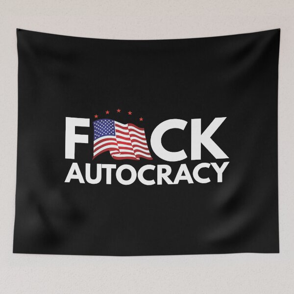 Item preview, F*ck autocracy white designed and sold by Politics-Corner.