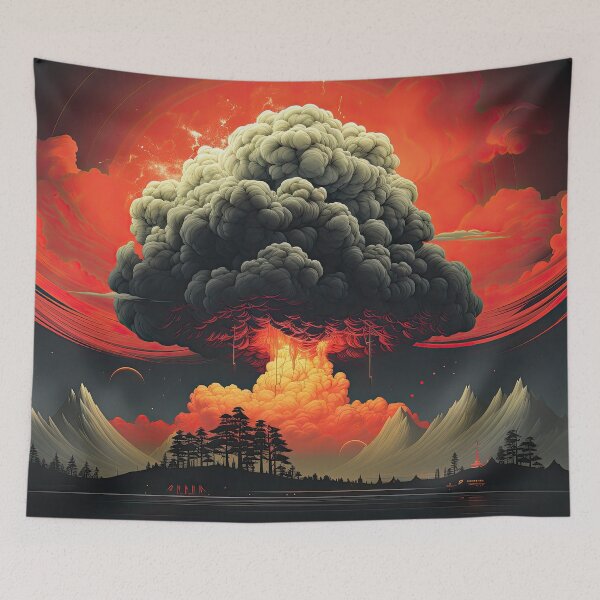 Item preview, Stylized Nuclear Explosion: Bring the Energy to your Wardrobe and/or belongings designed and sold by Belltwon.