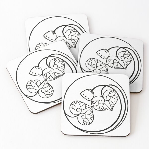 Item preview, 1884 Lotus leaf design from Japan designed and sold by JPJanetPenny.