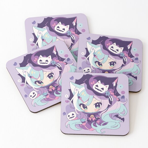 Item preview, Mystical Neko Girl designed and sold by Chibi Cat Art Corner.