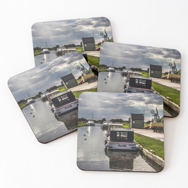 Item preview, Boats Resting at Thurne's Waters designed and sold by Avril Harris.