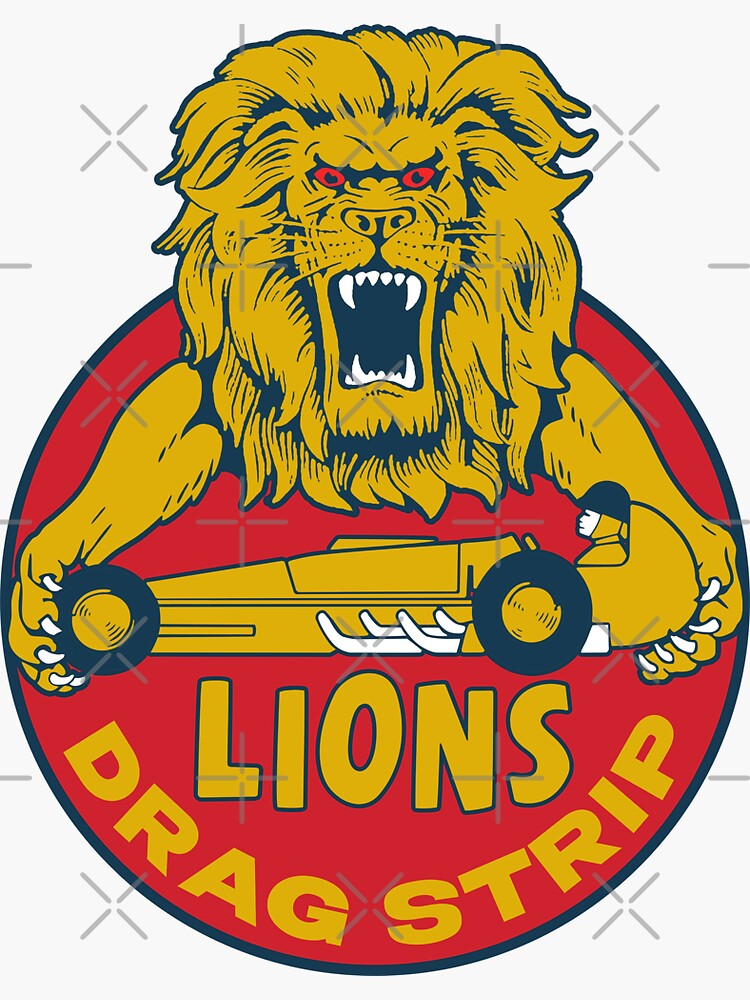 Lions Drag Strip | Sticker