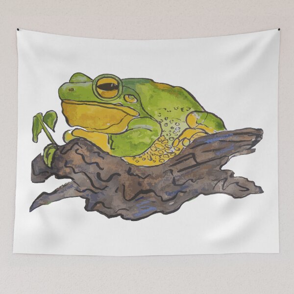 Item preview, Beautiful chunky frog print designed and sold by Colzo Art.