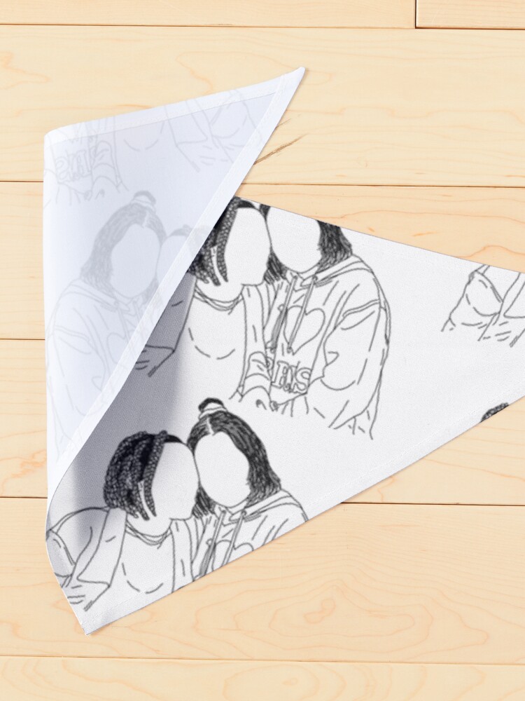 Thumbnail 4 of 6, Pet Bandana, Darcy & Tara designed and sold by littlecabbages.