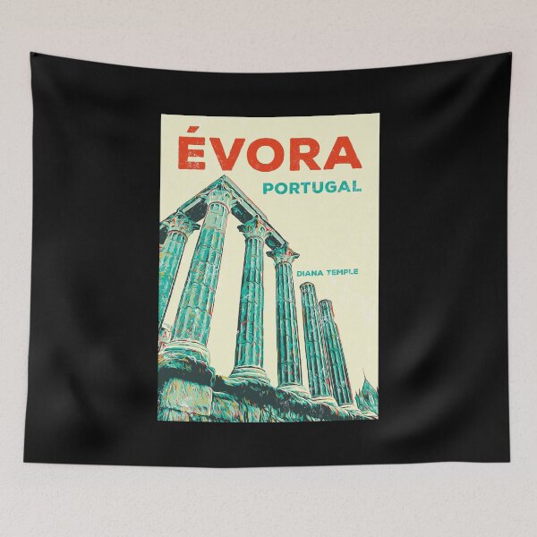 Item preview, Roman Temple of Diana Illustration | Évora Ex-libris  designed and sold by Lemomo-artworks.