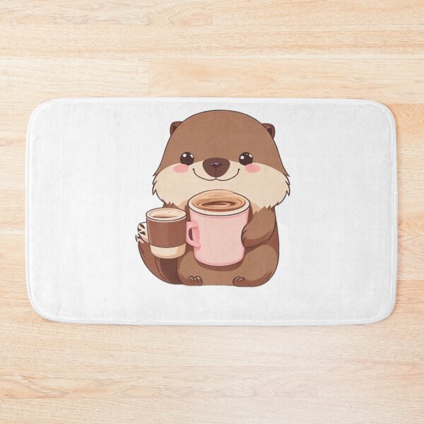 Item preview, Cute beaver with coffee designed and sold by Majkel & Majkel.