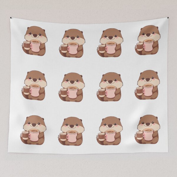 Item preview, Cute beaver with coffee designed and sold by Majkel & Majkel.
