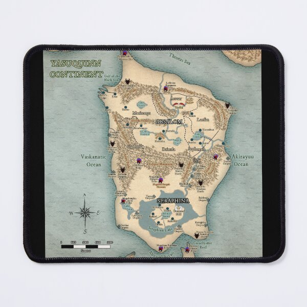Item preview, Yasuquinn Continent Map designed and sold by Mychaila's Creations.