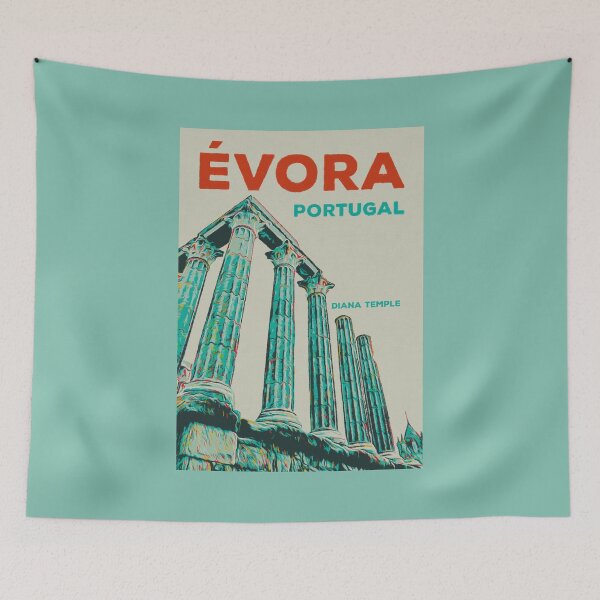 Item preview, Roman Temple of Diana Illustration | Évora Ex-libris  designed and sold by Lemomo-artworks.