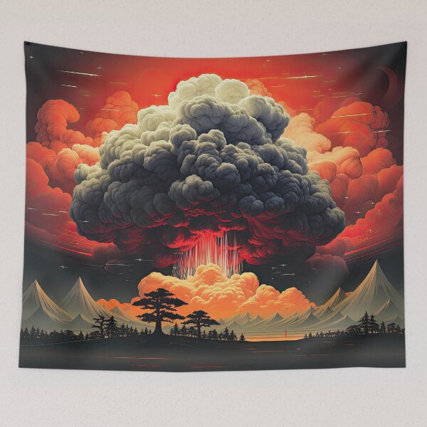 Item preview, Artistic Nuclear Explosion: Shocking Print for T-shirts and/or objects designed and sold by Belltwon.