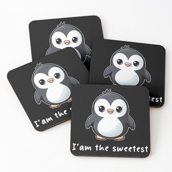 Item preview, I'm the sweetest Cute Baby Penguin Quote designed and sold by LudwikeArts.