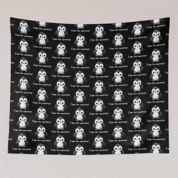 Item preview, I'm the sweetest Cute Baby Penguin Quote designed and sold by LudwikeArts.