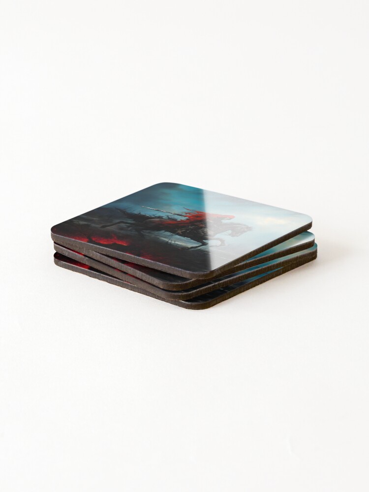 Thumbnail 4 of 5, Coasters (Set of 4), Doomsday Rider designed and sold by 20th-eclipse.