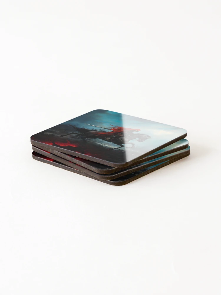 Thumbnail 4 of 5, Coasters (Set of 4), Doomsday Rider designed and sold by 20th-eclipse.