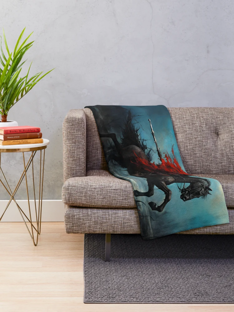 Thumbnail 2 of 6, Throw Blanket, Doomsday Rider designed and sold by 20th-eclipse.