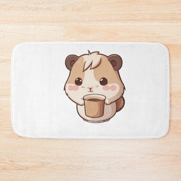 Item preview, Cute hamster with coffee designed and sold by Majkel & Majkel.