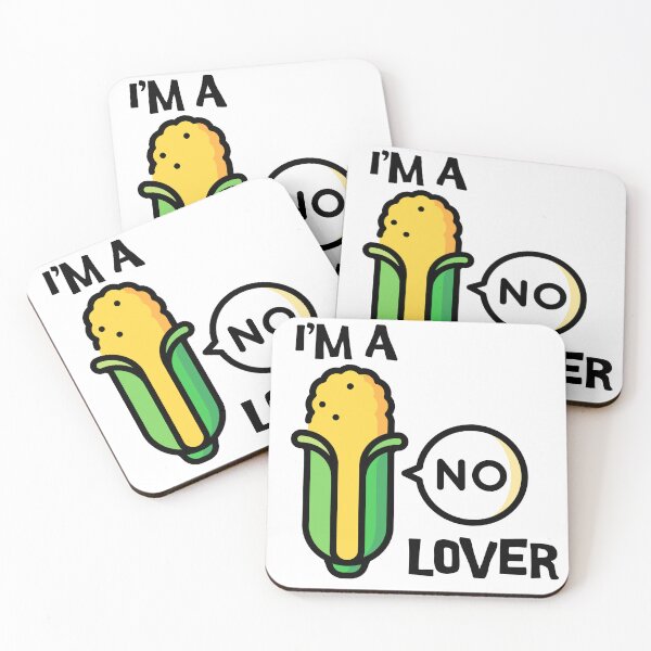 Item preview, I'm a corn no lover | Funny Cute Kawaii Corn on the Cob designed and sold by lildoodleshirts.