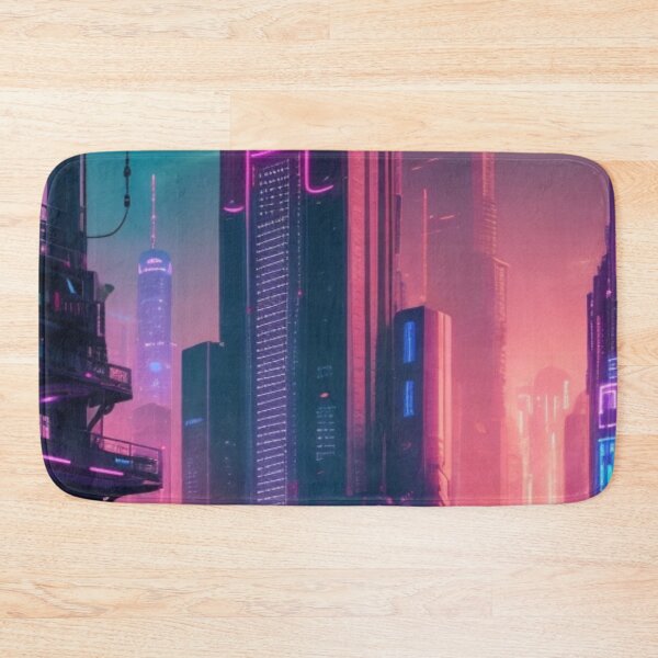 Item preview,  neon-lit metropolis futuristic  designed and sold by mikaws.
