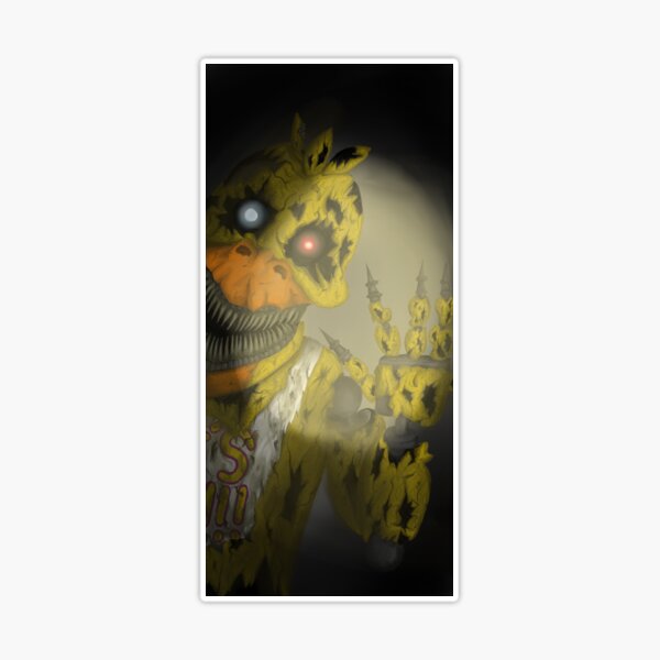 FNAF Nightmare Chica Sticker for Sale by Nav19at0r