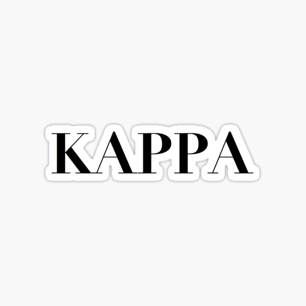 kappa Sticker