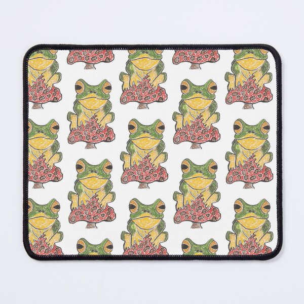 Item preview, Chunky frog on a mushroom designed and sold by Colzo Art.