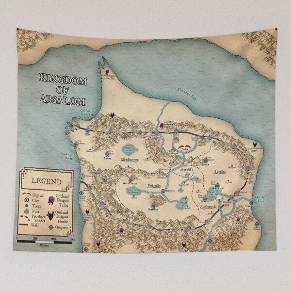 Item preview, Kingdom of Absalom Map designed and sold by Mychaila's Creations.