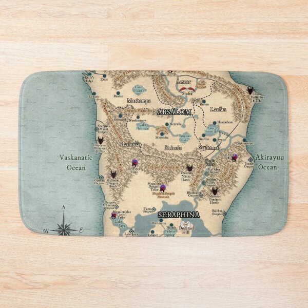 Item preview, Yasuquinn Continent Map designed and sold by Mychaila's Creations.