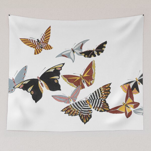 Item preview, Kamisaka Sekka's 1904 Japanese butterfly illustration designed and sold by JPJanetPenny.
