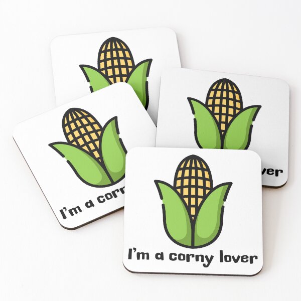 Item preview, I'm a corny lover | Cute Corn on the Cob | Funny Corn Lover designed and sold by lildoodleshirts.