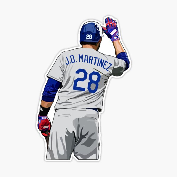 JD Martinez and James Outman LA Sticker for Sale by sockaholic13