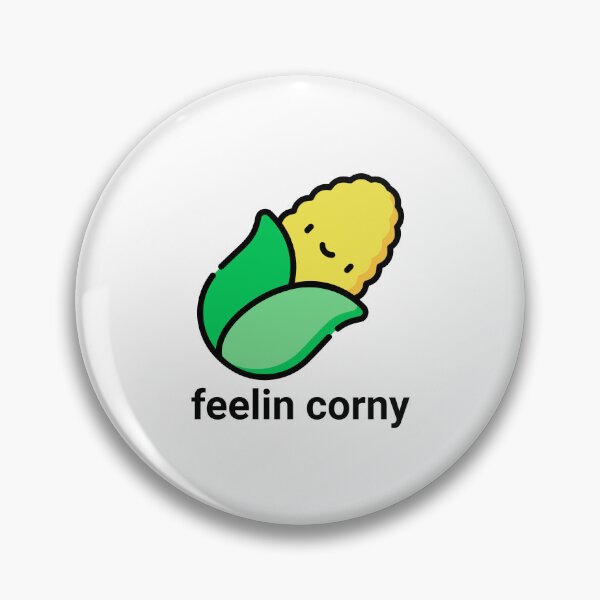 Item preview, Feelin Corny | Cute Kawaii Corn Lover Funny Corn on the Cob designed and sold by lildoodleshirts.
