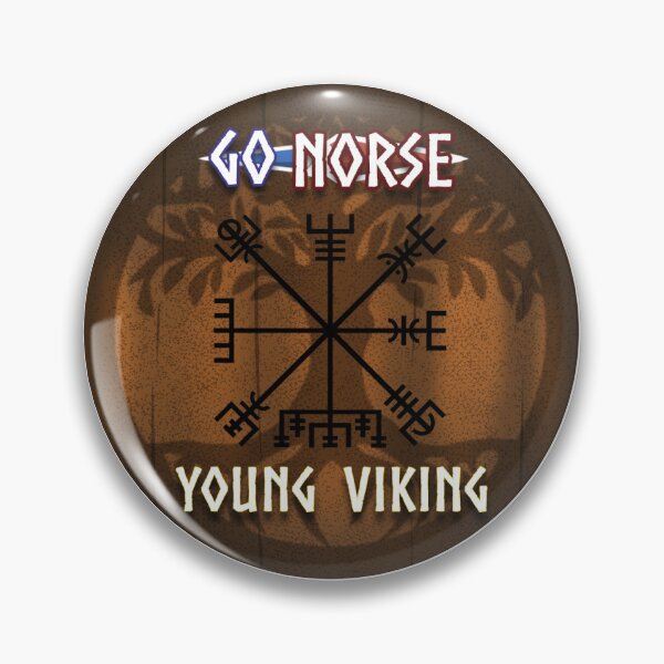 Item preview, "GO NORSE" Compass Sticker designed and sold by Devin Mercer.