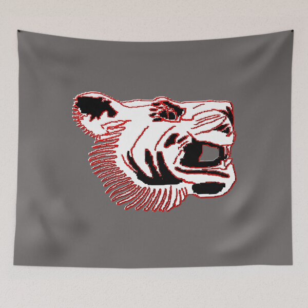 Item preview, Chinese Tiger Head pixel art designed and sold by 4rpixs.